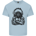 Gym Chief Training Top Bodybuilding MMA Mens Cotton T-Shirt Tee Top Light Blue