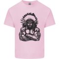 Gym Chief Training Top Bodybuilding MMA Mens Cotton T-Shirt Tee Top Light Pink