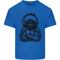 Gym Chief Training Top Bodybuilding MMA Mens Cotton T-Shirt Tee Top Royal Blue