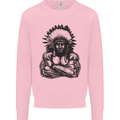 Gym Chief Training Top Bodybuilding MMA Mens Sweatshirt Jumper Light Pink