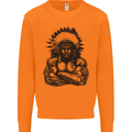 Gym Chief Training Top Bodybuilding MMA Mens Sweatshirt Jumper Orange