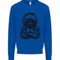 Gym Chief Training Top Bodybuilding MMA Mens Sweatshirt Jumper Royal Blue