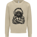 Gym Chief Training Top Bodybuilding MMA Mens Sweatshirt Jumper Sand