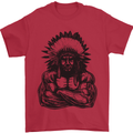 Gym Chief Training Top Bodybuilding MMA Mens T-Shirt Cotton Gildan Red