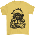 Gym Chief Training Top Bodybuilding MMA Mens T-Shirt Cotton Gildan Yellow