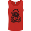 Gym Chief Training Top Bodybuilding MMA Mens Vest Tank Top Red