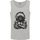 Gym Chief Training Top Bodybuilding MMA Mens Vest Tank Top Sports Grey