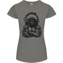 Gym Chief Training Top Bodybuilding MMA Womens Petite Cut T-Shirt Charcoal