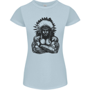 Gym Chief Training Top Bodybuilding MMA Womens Petite Cut T-Shirt Light Blue