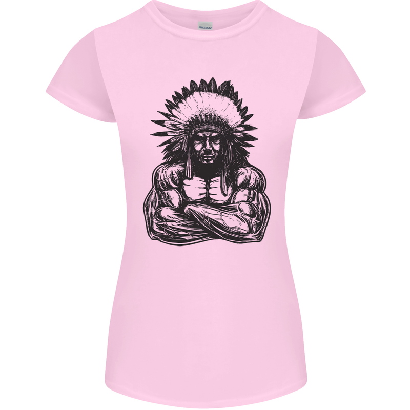 Gym Chief Training Top Bodybuilding MMA Womens Petite Cut T-Shirt Light Pink