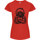 Gym Chief Training Top Bodybuilding MMA Womens Petite Cut T-Shirt Red