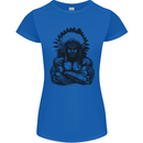 Gym Chief Training Top Bodybuilding MMA Womens Petite Cut T-Shirt Royal Blue