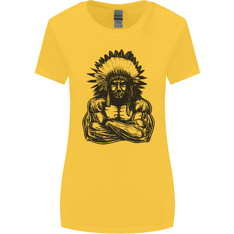 Gym Chief Training Top Bodybuilding MMA Womens Wider Cut T-Shirt Yellow