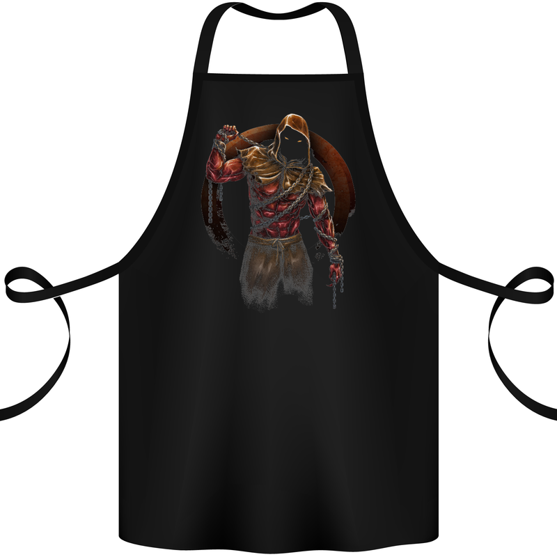 Gym Demon Training Top Bodybuilding Workout Cotton Apron 100% Organic Black