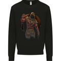 Gym Demon Training Top Bodybuilding Workout Mens Sweatshirt Jumper Black