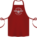 Gym Fitness Improve Your Power Skull Cotton Apron 100% Organic Maroon