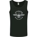 Gym Fitness Improve Your Power Skull Mens Vest Tank Top Black