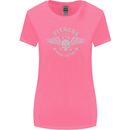 Gym Fitness Improve Your Power Skull Womens Wider Cut T-Shirt Azalea