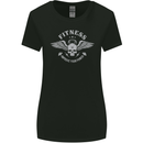 Gym Fitness Improve Your Power Skull Womens Wider Cut T-Shirt Black