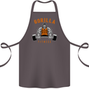 Gym Gorilla Fitness Bodybuilding Training Cotton Apron 100% Organic Dark Grey