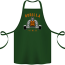 Gym Gorilla Fitness Bodybuilding Training Cotton Apron 100% Organic Forest Green