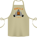 Gym Gorilla Fitness Bodybuilding Training Cotton Apron 100% Organic Khaki