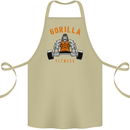Gym Gorilla Fitness Bodybuilding Training Cotton Apron 100% Organic Khaki