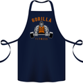 Gym Gorilla Fitness Bodybuilding Training Cotton Apron 100% Organic Navy Blue