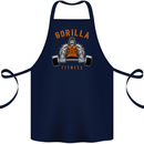 Gym Gorilla Fitness Bodybuilding Training Cotton Apron 100% Organic Navy Blue
