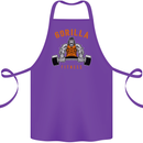 Gym Gorilla Fitness Bodybuilding Training Cotton Apron 100% Organic Purple