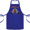 Gym Gorilla Fitness Bodybuilding Training Cotton Apron 100% Organic Royal Blue