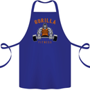 Gym Gorilla Fitness Bodybuilding Training Cotton Apron 100% Organic Royal Blue