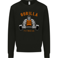 Gym Gorilla Fitness Bodybuilding Training Kids Sweatshirt Jumper Black