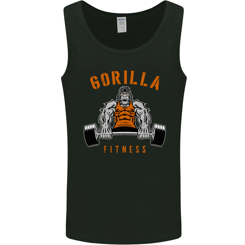 Gym Gorilla Fitness Bodybuilding Training Mens Vest Tank Top Black