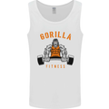 Gym Gorilla Fitness Bodybuilding Training Mens Vest Tank Top White