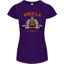 Gym Gorilla Fitness Bodybuilding Training Womens Petite Cut T-Shirt Purple