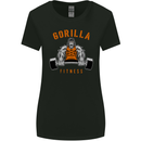 Gym Gorilla Fitness Bodybuilding Training Womens Wider Cut T-Shirt Black