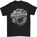 Gym If the Bar Ain't Bending Bodybuilding Mens T-Shirt Cotton Gildan Black