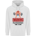 Gym May Start Talking About Childrens Kids Hoodie White