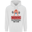 Gym May Start Talking About Childrens Kids Hoodie White