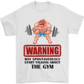 Gym May Start Talking About Mens T-Shirt Cotton Gildan White