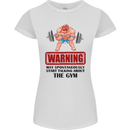 Gym May Start Talking About Womens Petite Cut T-Shirt White