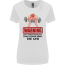 Gym May Start Talking About Womens Wider Cut T-Shirt White