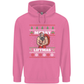 Gym Merry Liftmas Christmas Bodybuilding Mens 80% Cotton Hoodie Azelea