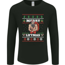 Gym Merry Liftmas Christmas Bodybuilding Mens Long Sleeve T-Shirt Black