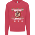 Gym Merry Liftmas Christmas Bodybuilding Mens Sweatshirt Jumper Heliconia