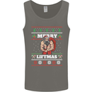 Gym Merry Liftmas Christmas Bodybuilding Mens Vest Tank Top Charcoal