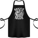 Gym Muscle Mode Bodybuilding Weightlifting Cotton Apron 100% Organic Black