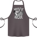 Gym Muscle Mode Bodybuilding Weightlifting Cotton Apron 100% Organic Dark Grey