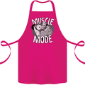 Gym Muscle Mode Bodybuilding Weightlifting Cotton Apron 100% Organic Pink